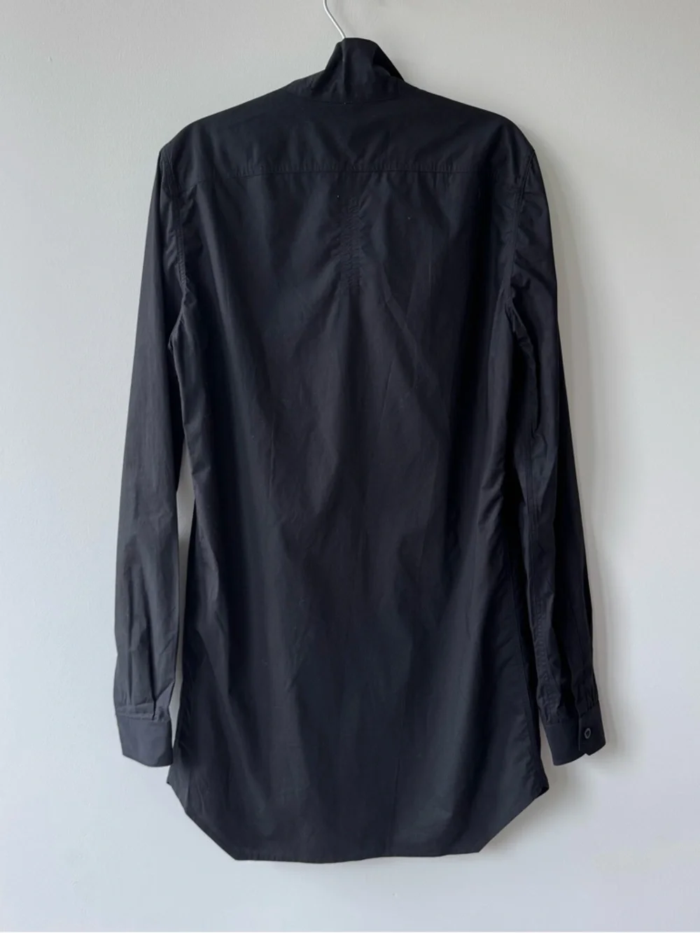 Rick Owens Funnel-neck Long Shirt from FW2016 Mastodon Collection - Size 48 - Picture 2 of 8